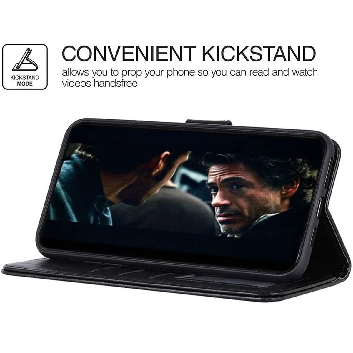 GENERICO - Funda Flip Cover Negro Para Samsung Galaxy S20 FE