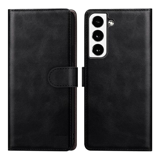 GENERICO - Funda Flip Cover Negro Para Samsung Galaxy S21