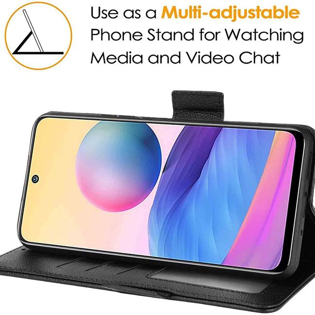 GENERICO - Funda Flip Cover Negro Para Samsung Galaxy S21