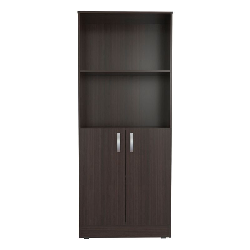 INVAL - Biblioteca 2 Puertas 180cmX75cmX37cm wengue