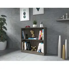 INVAL - Biblioteca 2 repisas 80cmx80cmx25cm siena