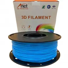 ANET - Filamento PLA Impresora 3D Azul Fluor 175MM 1KG