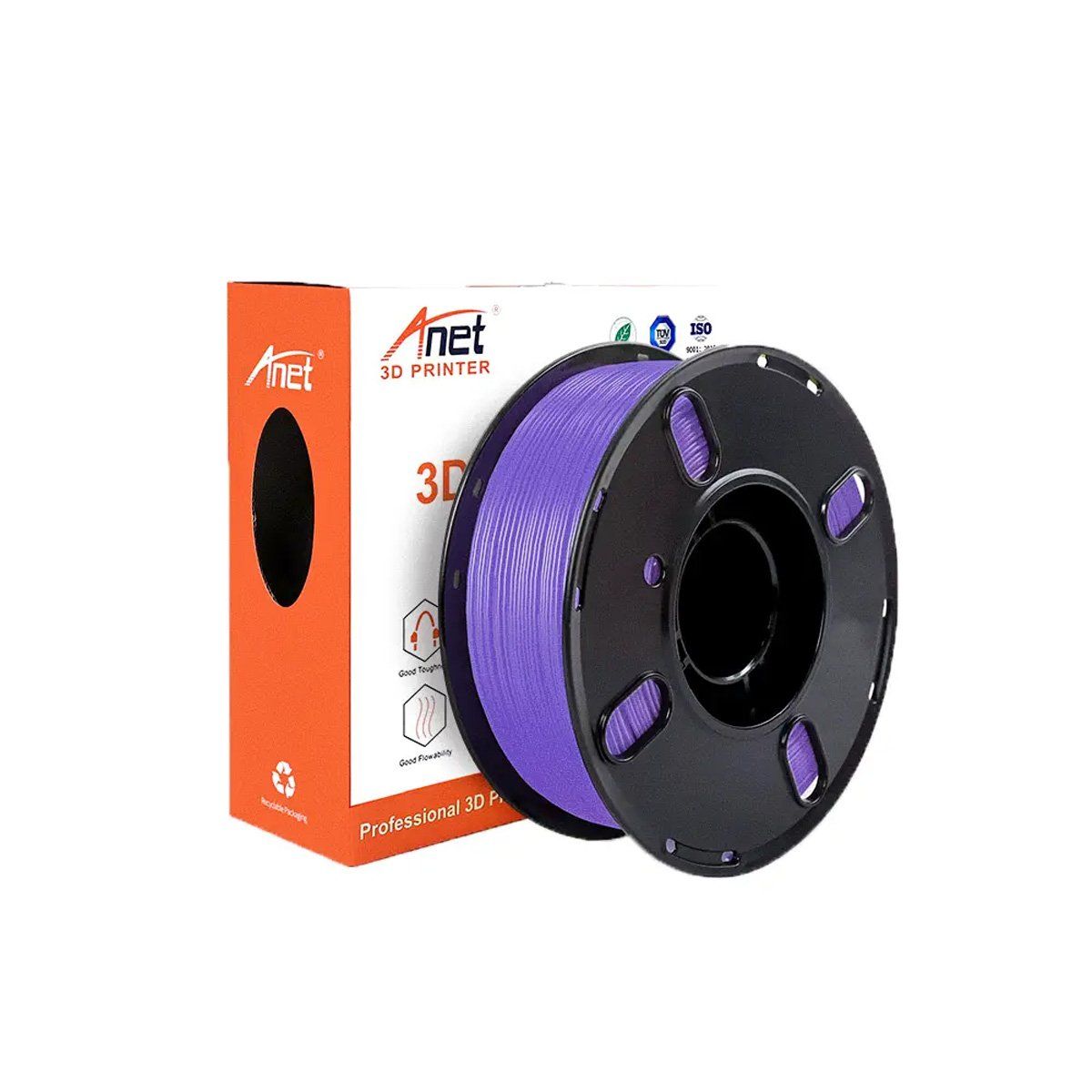 ANET - Filamento PLA Impresora 3D Morado Purpura ANET 175MM 1KG