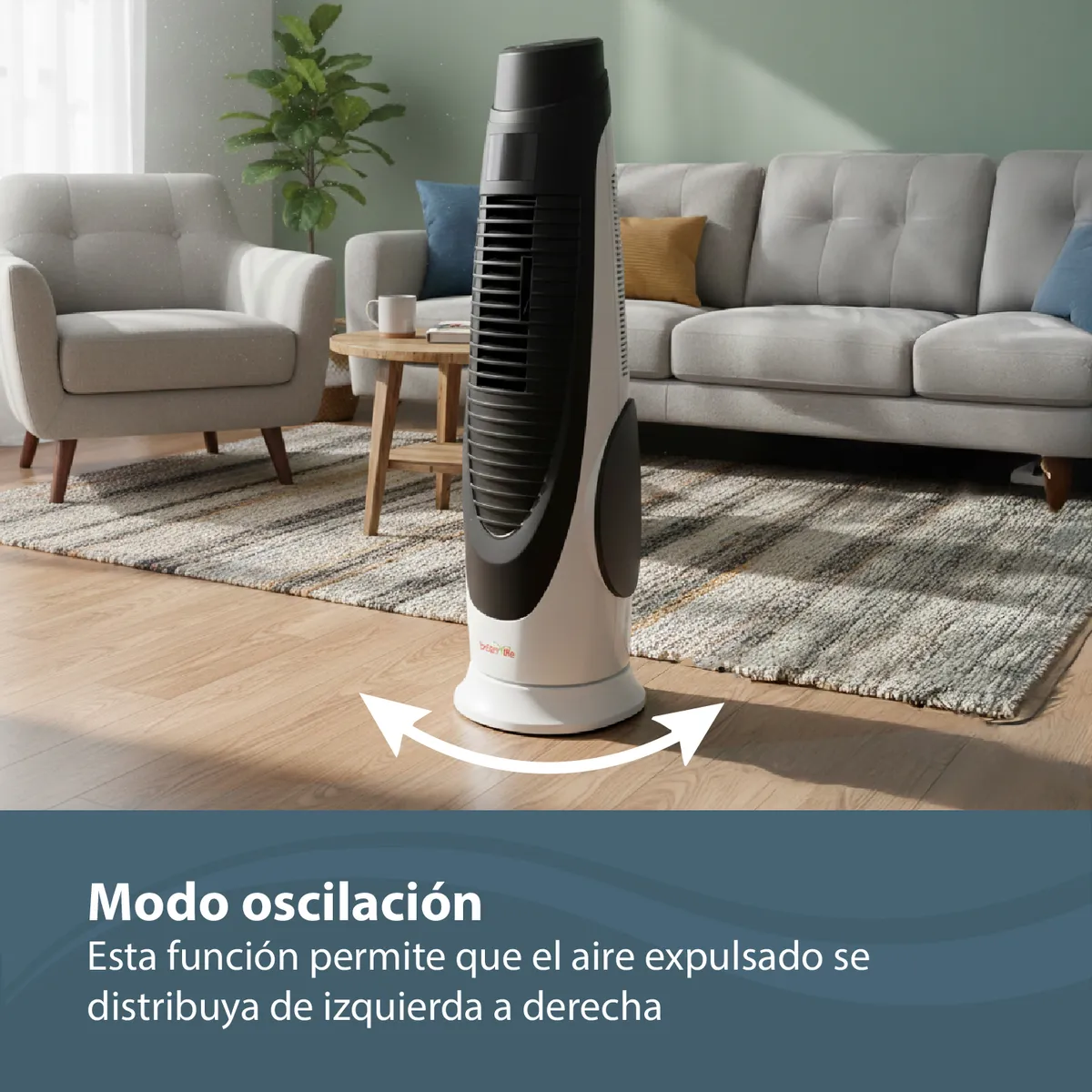 BETTERLIFE - Ventilador Torre Turbina Wifi BLV100TTW