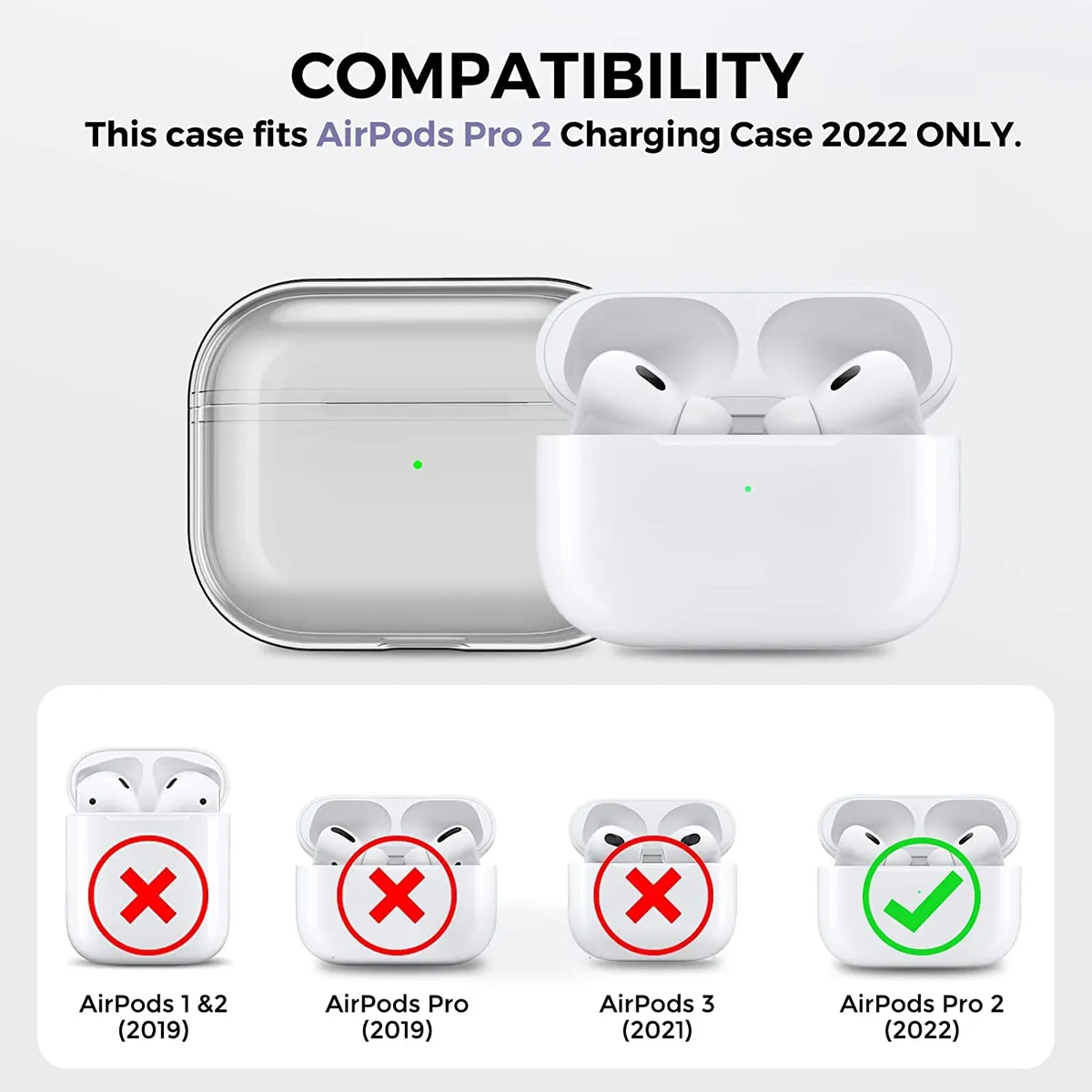 GENERICO - Carcasa Funda Tpu Silicona New AirPods Pro 2