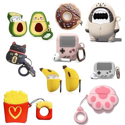 Imagen 2 del producto Estuche Con Diseños Para AirPods 1 / 2 Pata de Perro Rosada