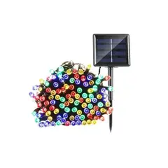 OFERTABKN - Luces Led Guirnalda Solar 200 Multicolor RGB 20 Metros