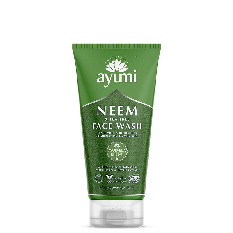 AYUMI - Limpiador facial con árbol de té y neem ayurveda