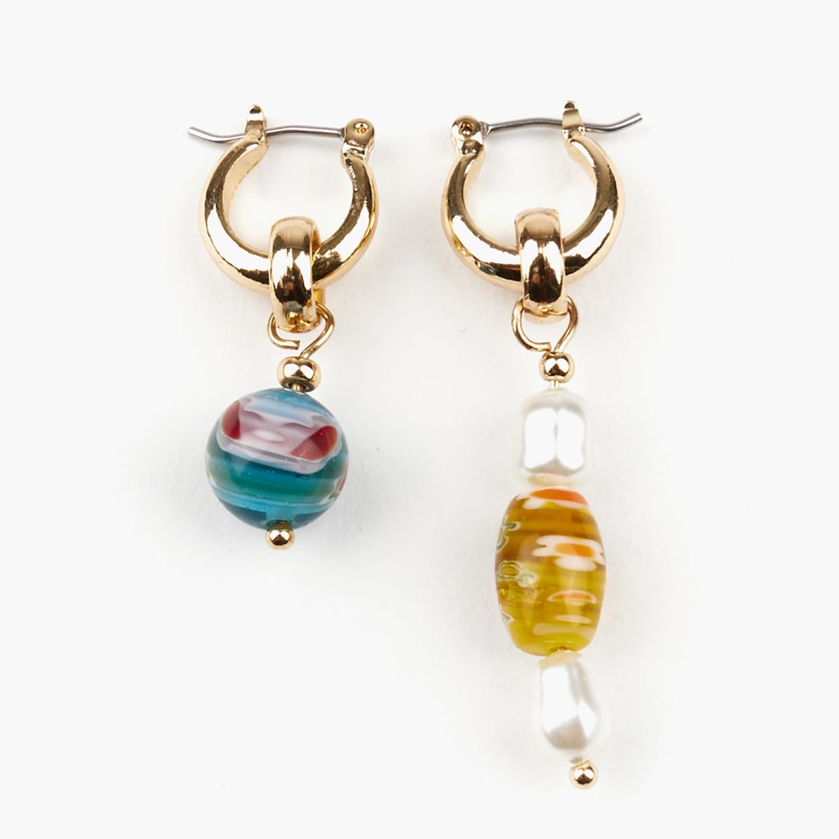 LOUNGE - Aros Argollas Colgantes Resina Lounge Dorado LOUNGE