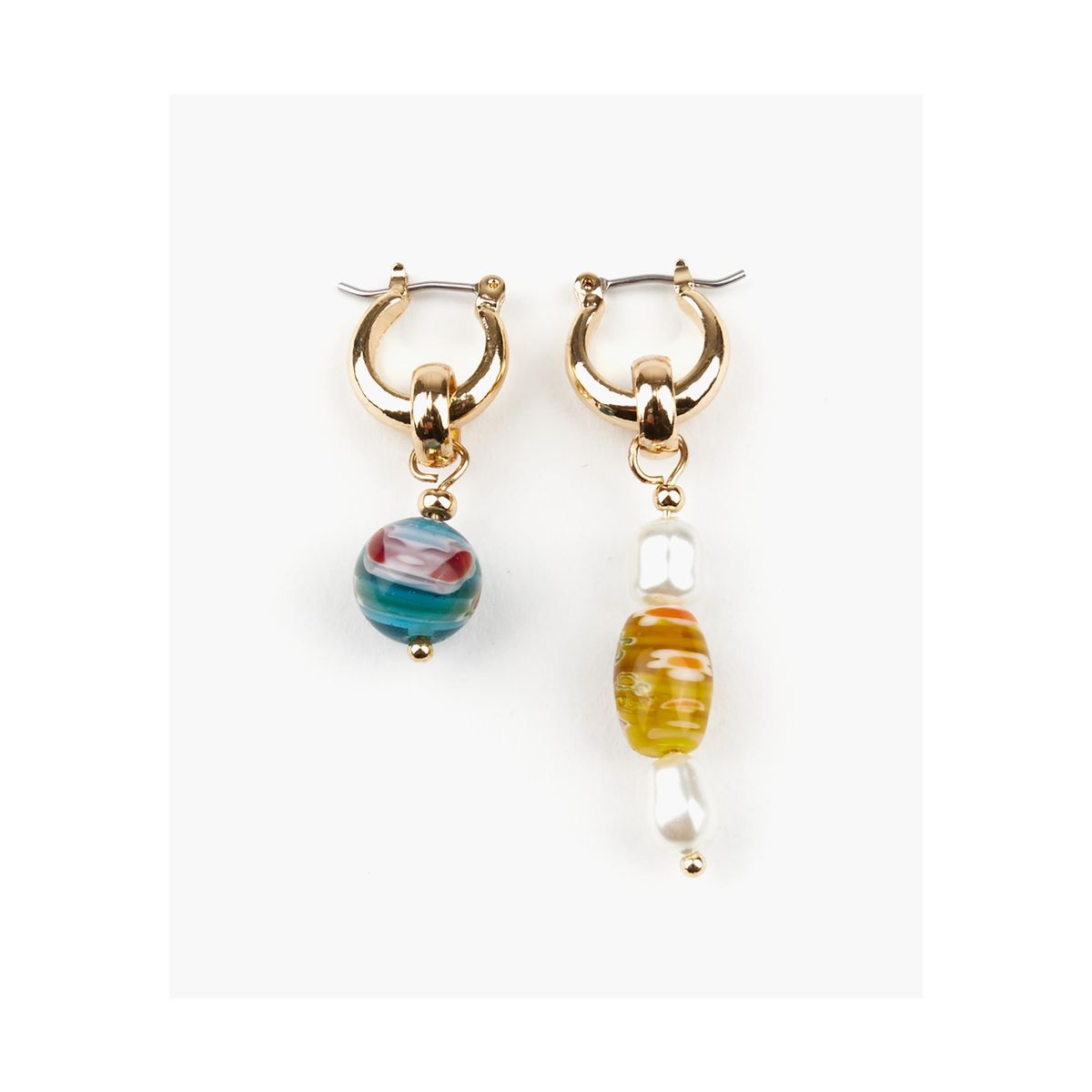 LOUNGE - Aros Argollas Colgantes Resina Lounge Dorado LOUNGE