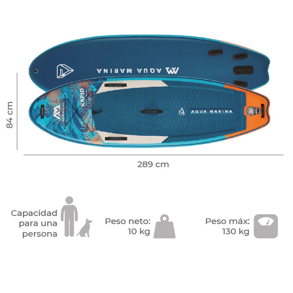 AQUA MARINA - Stand Up Paddle Rapid 2022 / SUP Aqua Marina