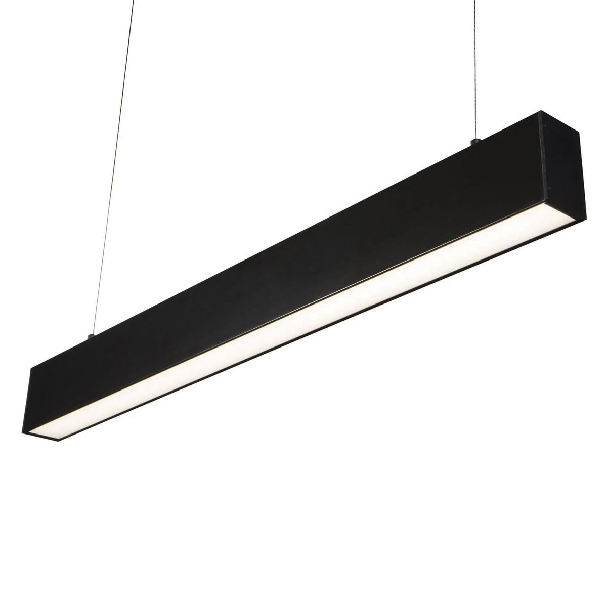 HB LEDS - Luminaria Lineal LED 40W Colgante Negro 5075 120cm Neutro
