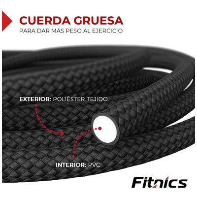 Imagen 2 del producto Cuerda Para Saltar Con Peso Ajustable Pro Crossfit