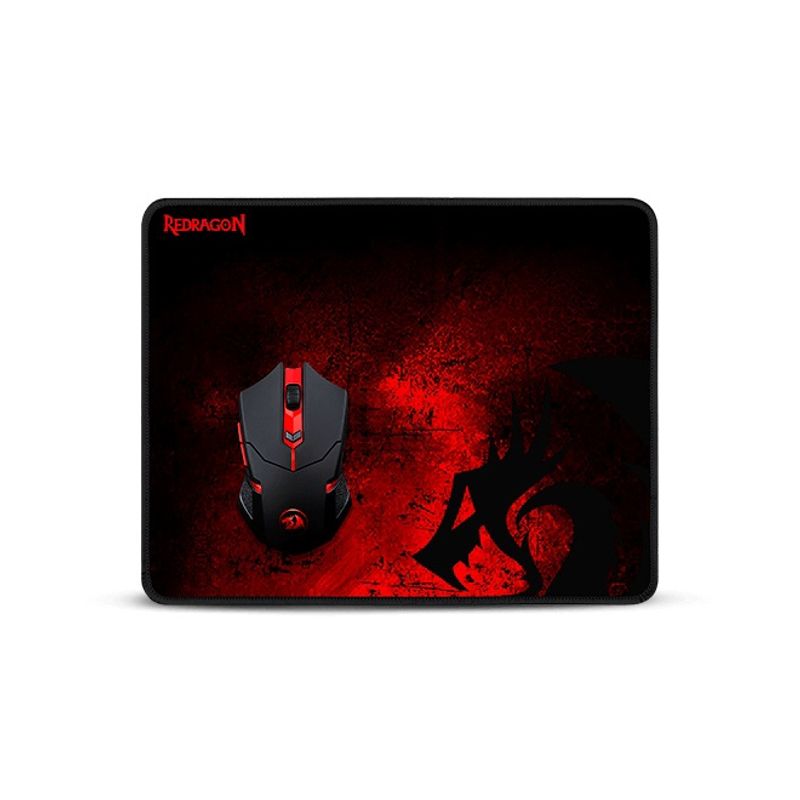 REDRAGON - Combo Mouse  MousePad Redragon M601WL BlackRed