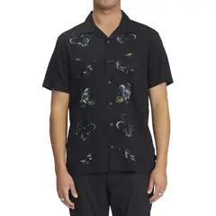 BILLABONG - Camisa M/C Hombre Kamea Lazarus Negro