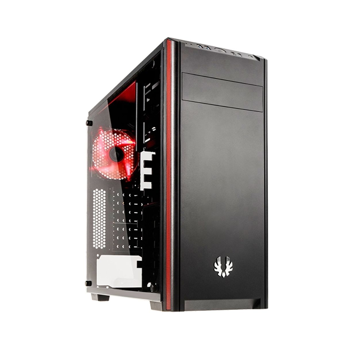 BITFENIX - Gabinete BitFenix Nova TG Black Vidrio Templado ATXM-ATXM-ITX