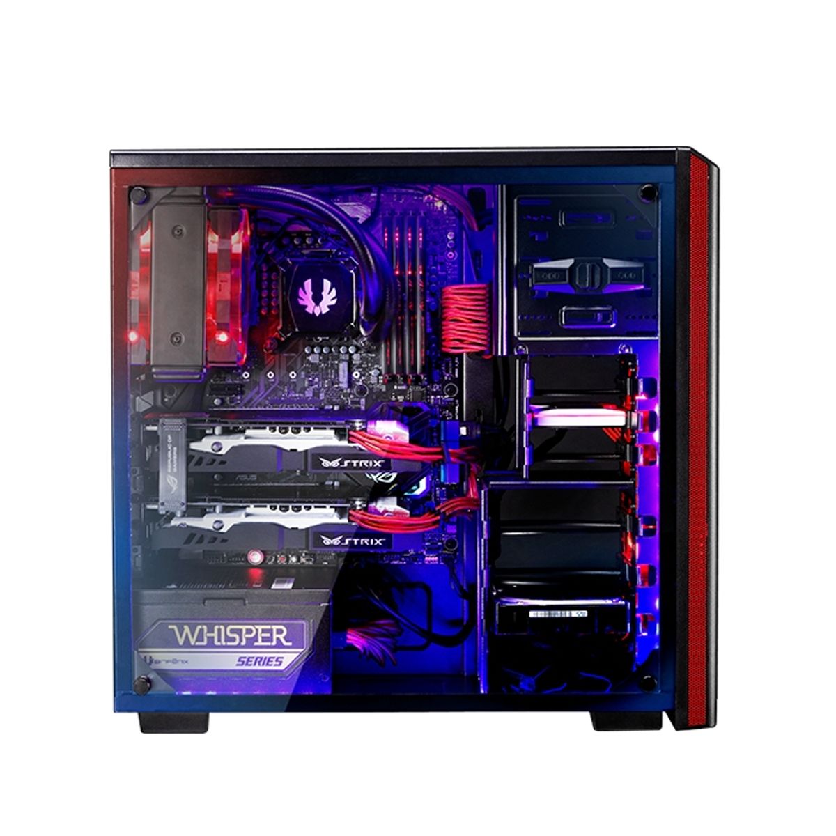 BITFENIX - Gabinete BitFenix Nova TG Black Vidrio Templado ATXM-ATXM-ITX