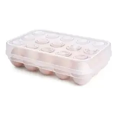 GENERICO - Organizador De Huevos Caja Para 15 Unidades Huevera Nevera