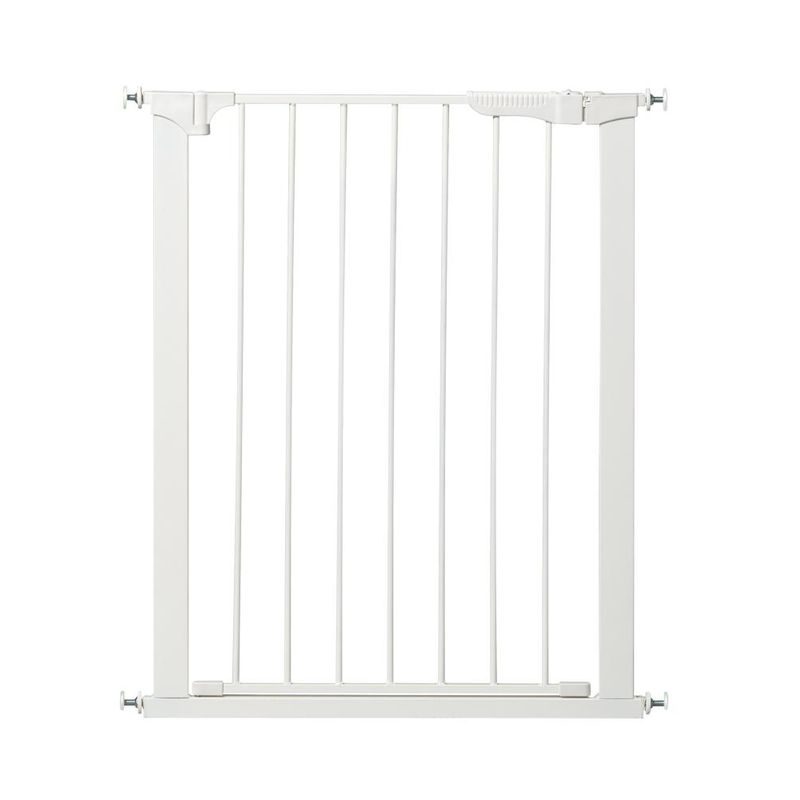KIDCO - Puerta de Seguridad XL con Cierre Automático (ancho 74cm - 120cm) - Blanco