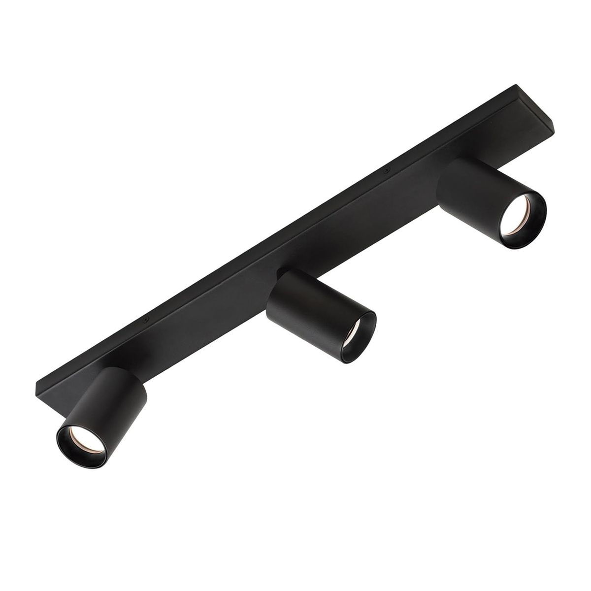 MEGABRIGHT - Foco Spotlight Negro 3x Con Ampolleta 5,5 W GU-10 Neutro M