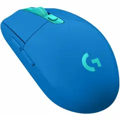 LOGITECH - Mouse Gamer G305, Wireless, 6 Botones, 12000 DPI, Azul