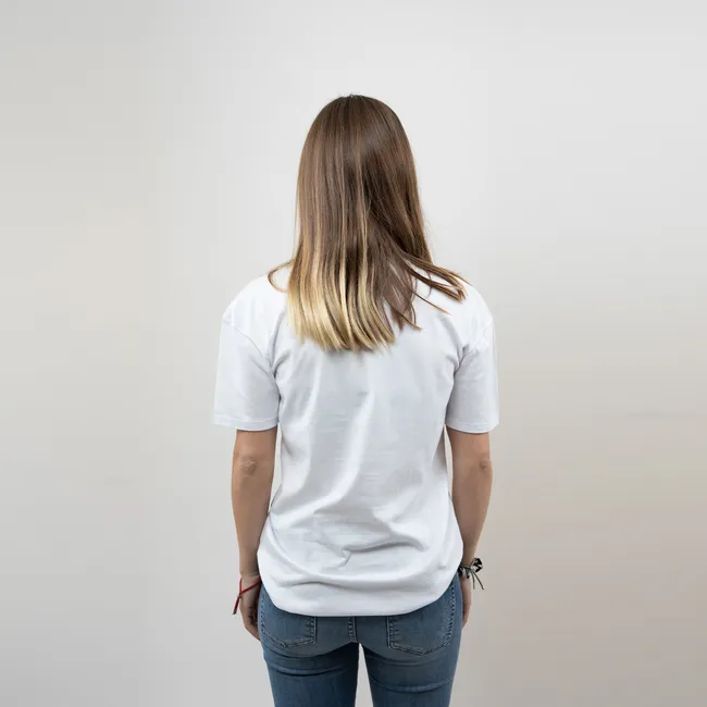 DC COMICS - Polera Mc Mujer Dc Comics Wonder Woman Blanco