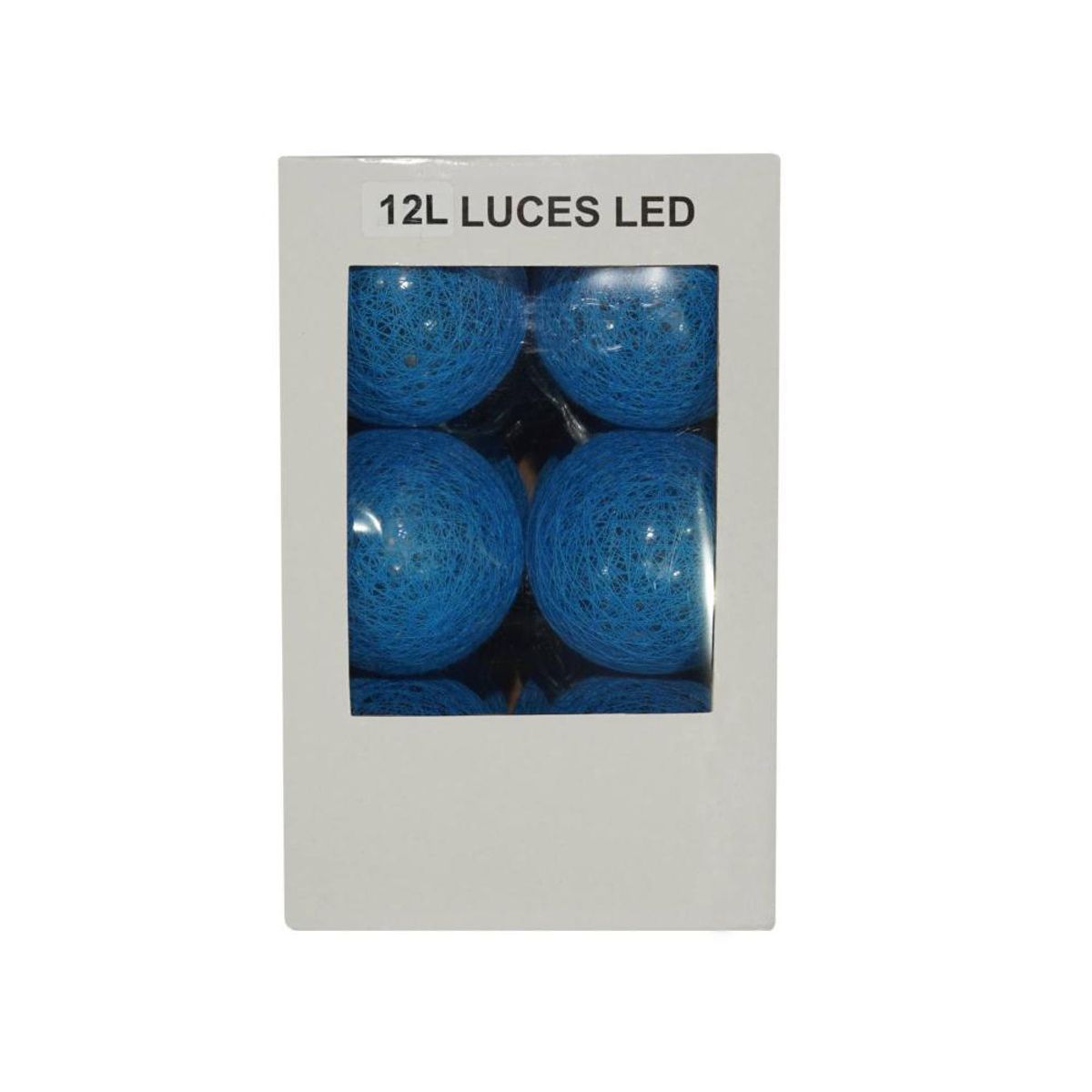 PROPLASTIC - ESFERAS LUMINOSAS A PILA AZUL