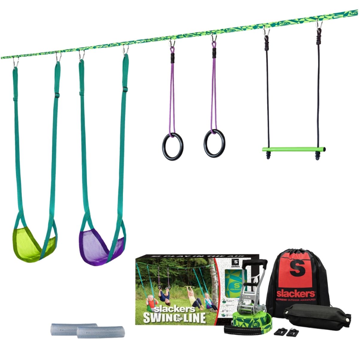SLACKERS - Set de Juego Obstáculos Swingline 11 m
