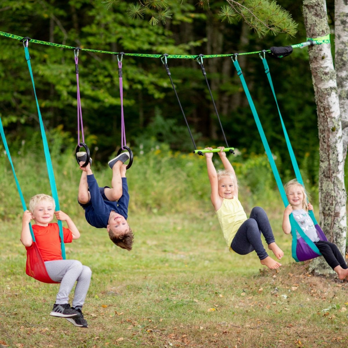 SLACKERS - Set de Juego Obstáculos Swingline 11 m