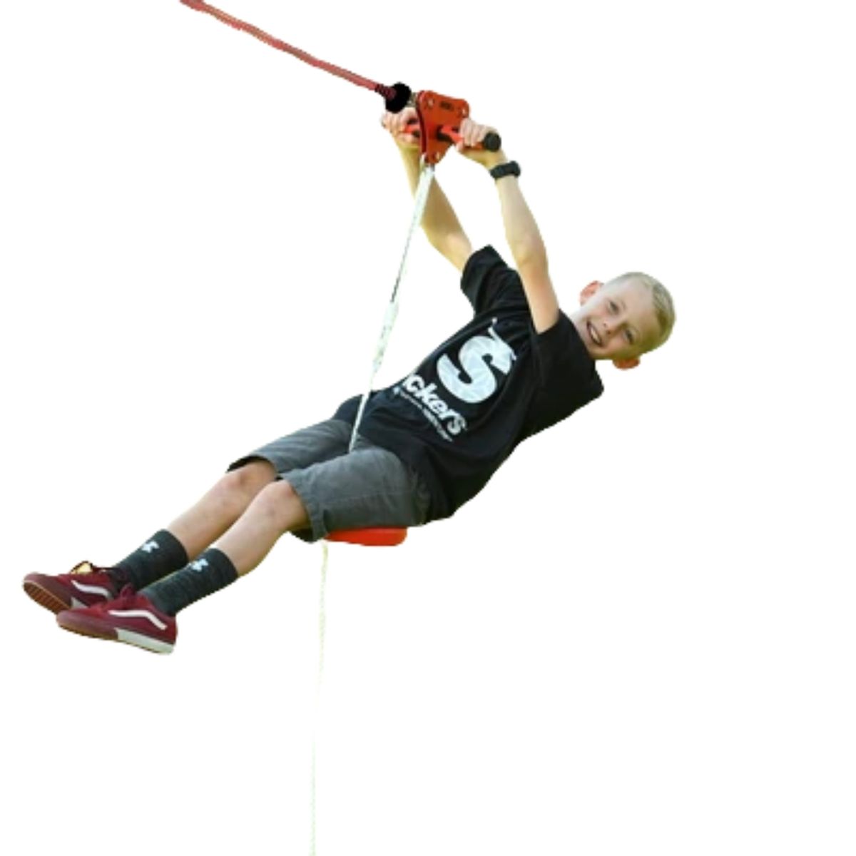 SLACKERS - Kit Tirolesa 27 m con Freno Eagle Zipline 90 Ft