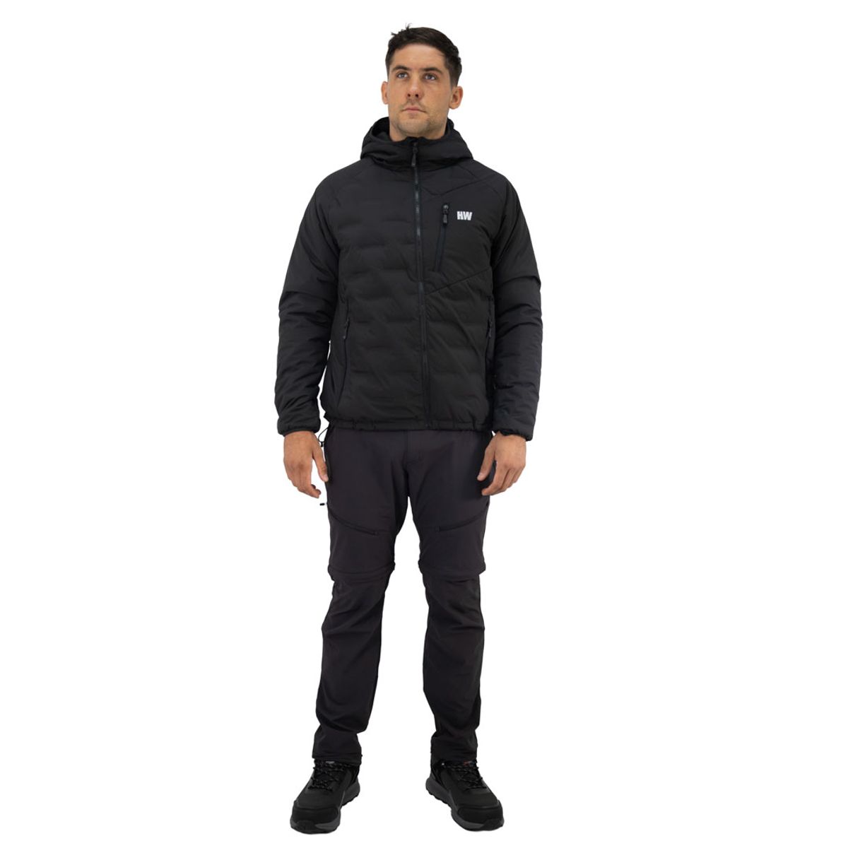 HARDWORK - Parka Insulada HW Explorer Hombre Negra