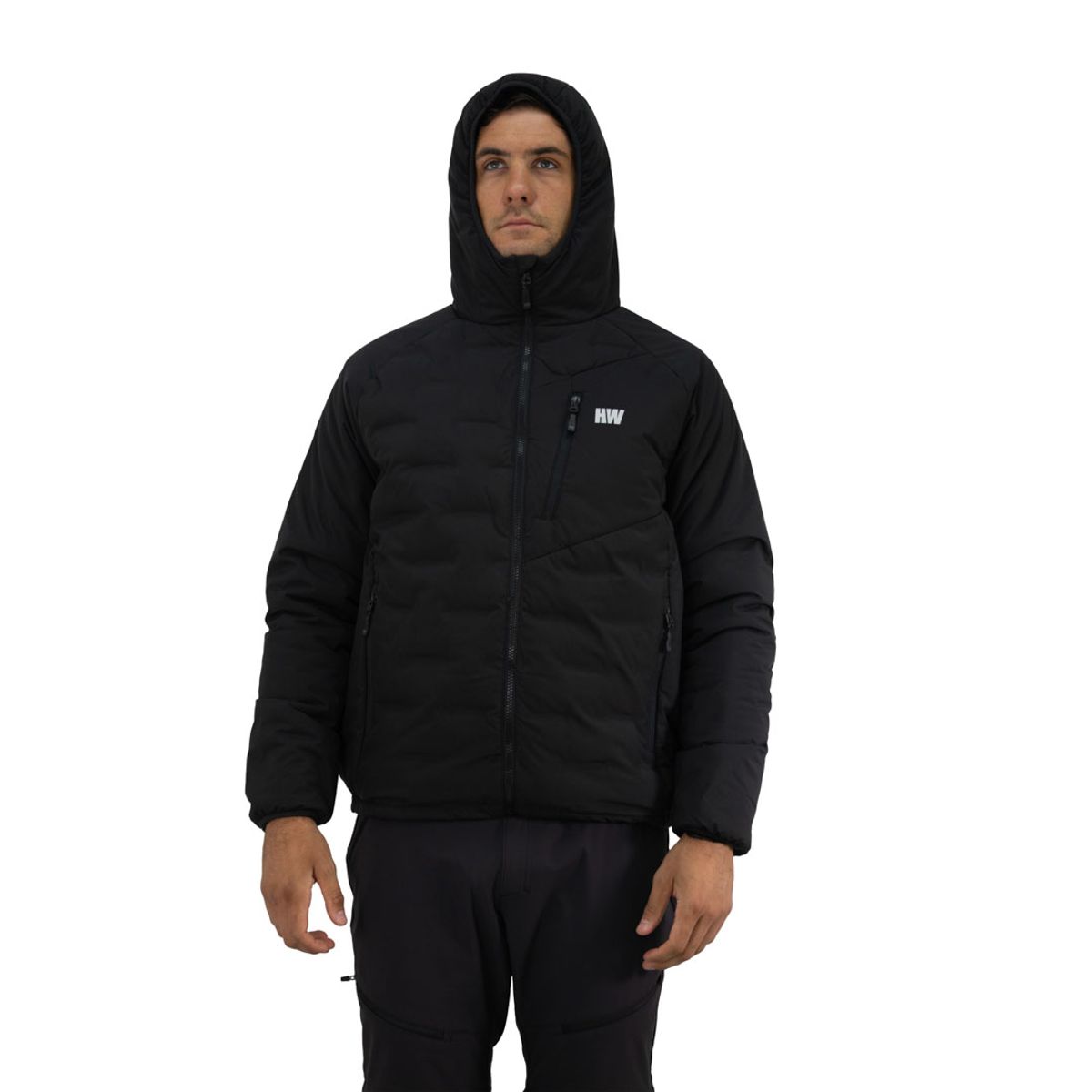 HARDWORK - Parka Insulada HW Explorer Hombre Negra