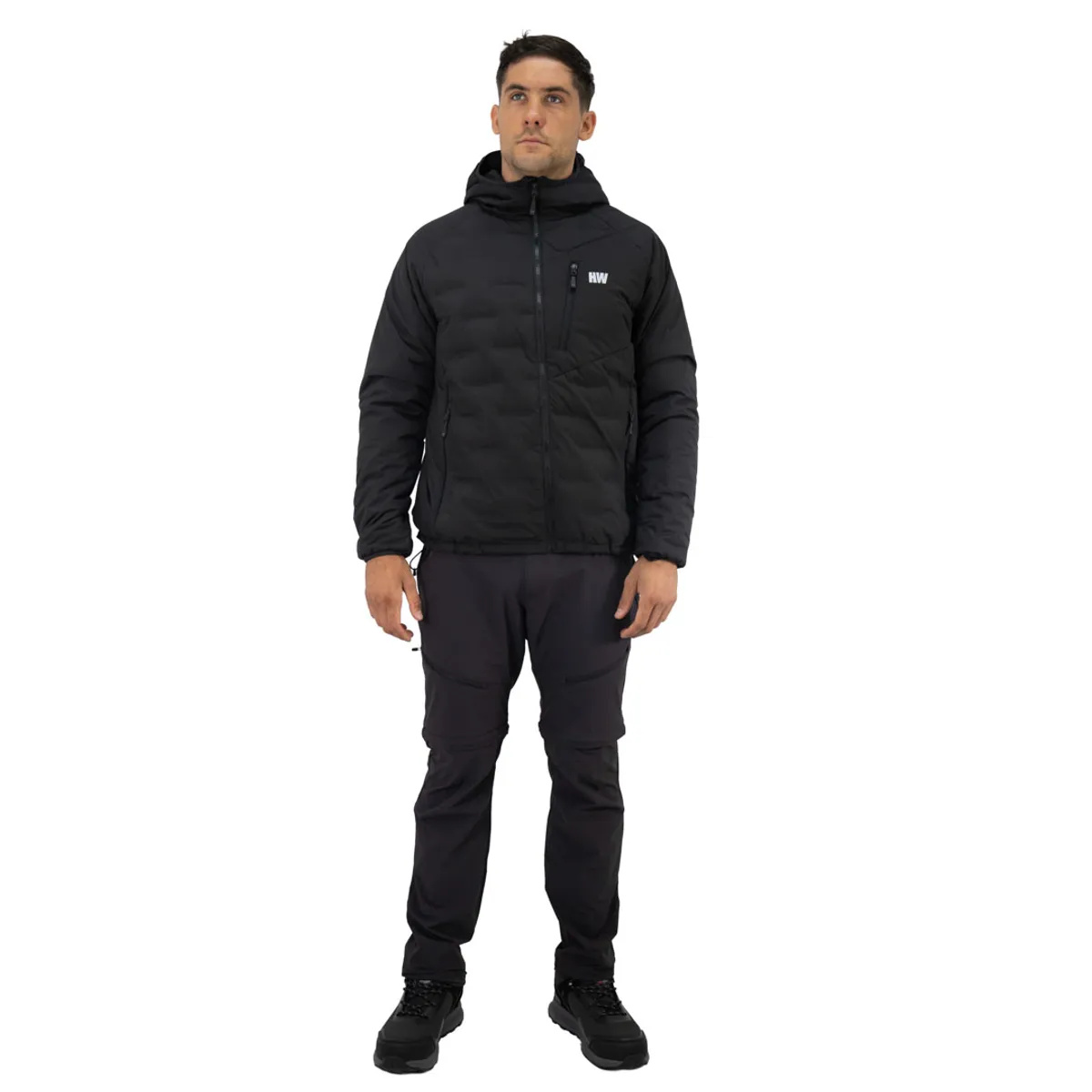 HARDWORK - Parka Insulada HW Explorer Hombre Negra