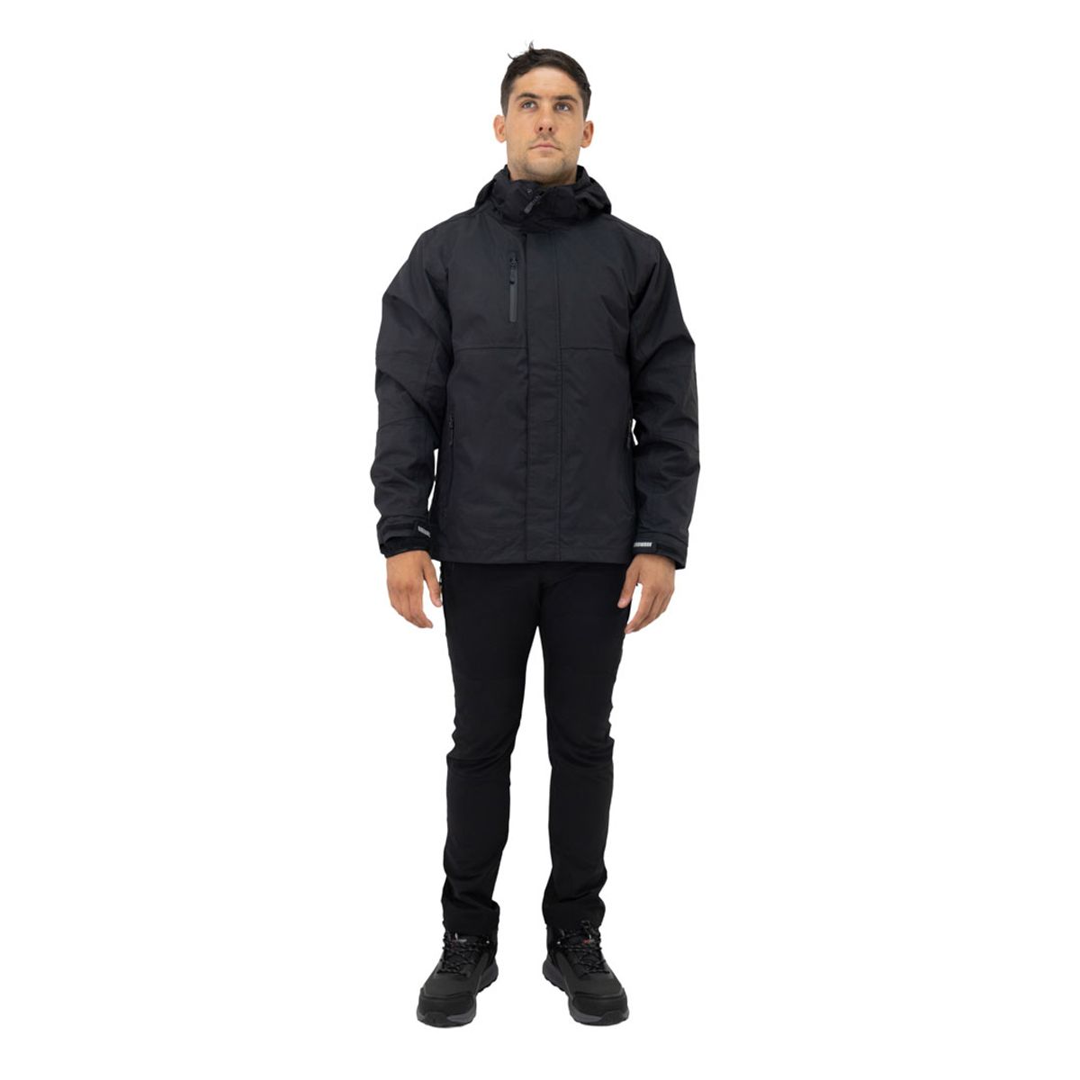 HARDWORK - Parka Desmontable HW Reno 3 En 1 Negro
