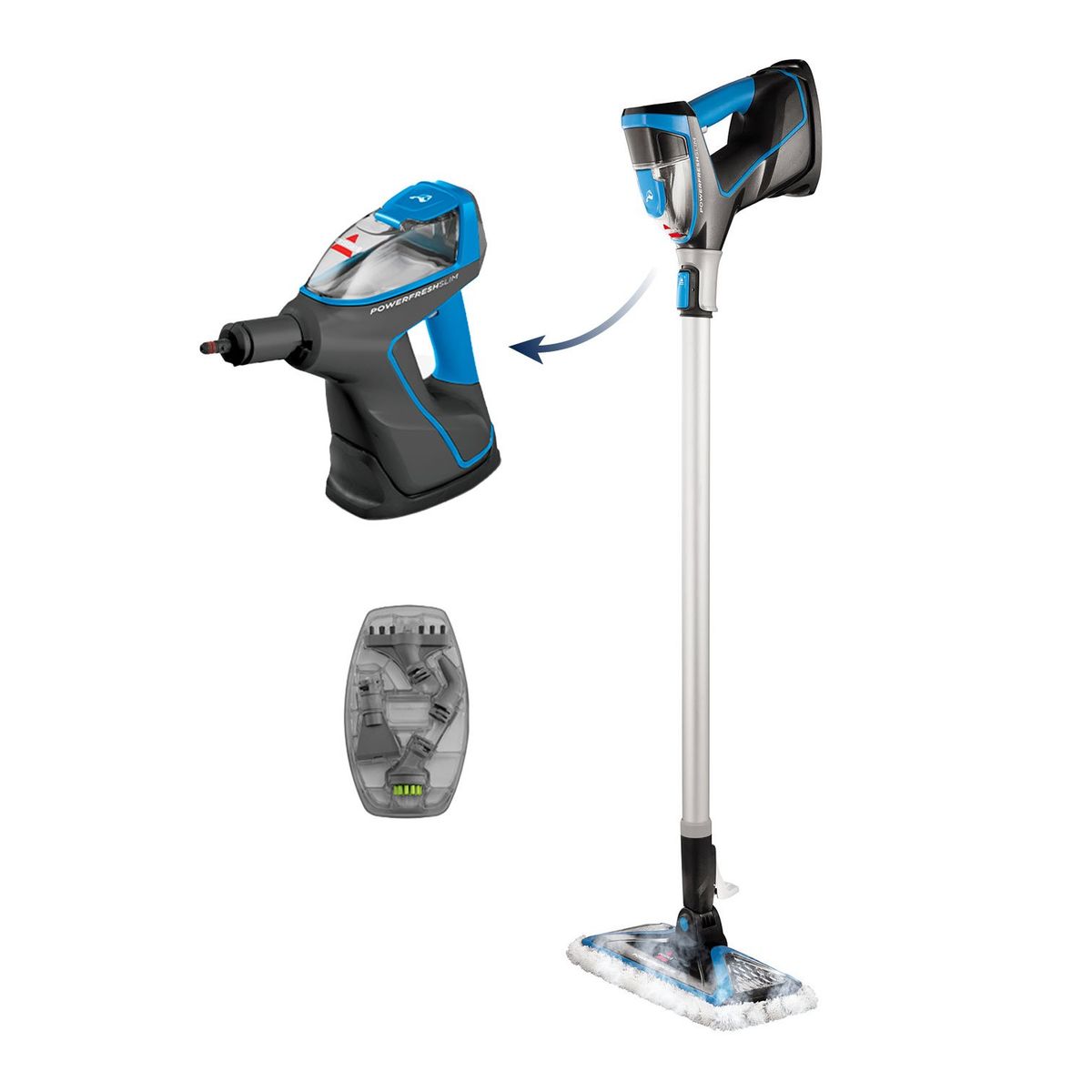 BISSELL - Mopa a Vapor Desmontable PowerFresh SlimSteam 2234N