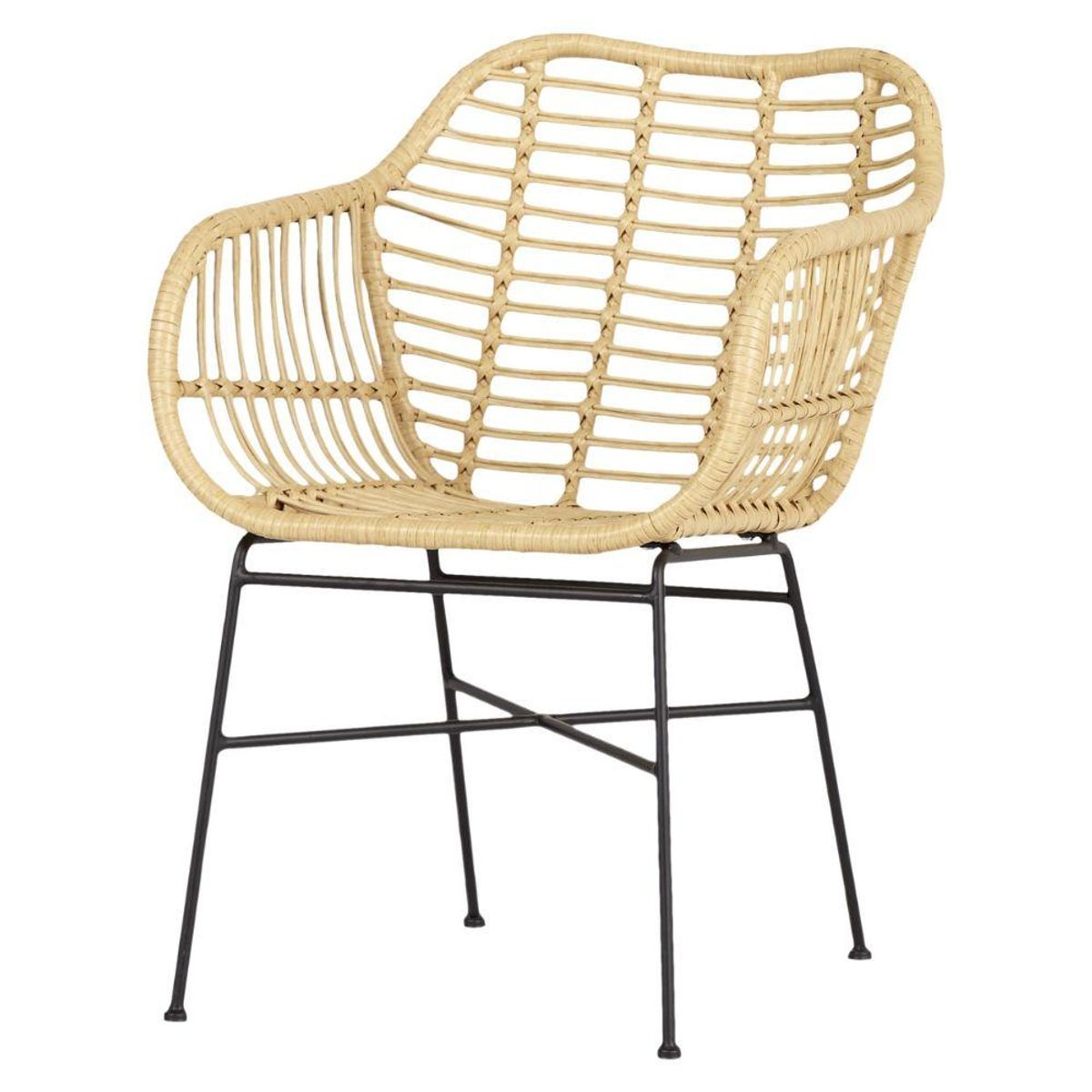 ATMOSPHERA - SILLA DE TERRAZA RATTAN COLOR CAFÉ