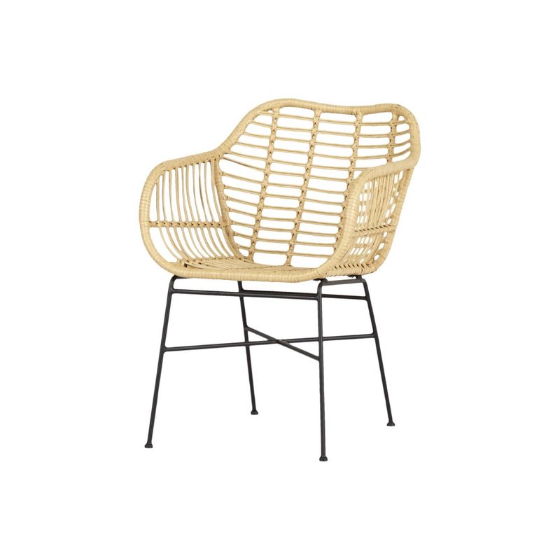 ATMOSPHERA - SILLA DE TERRAZA RATTAN COLOR CAFÉ