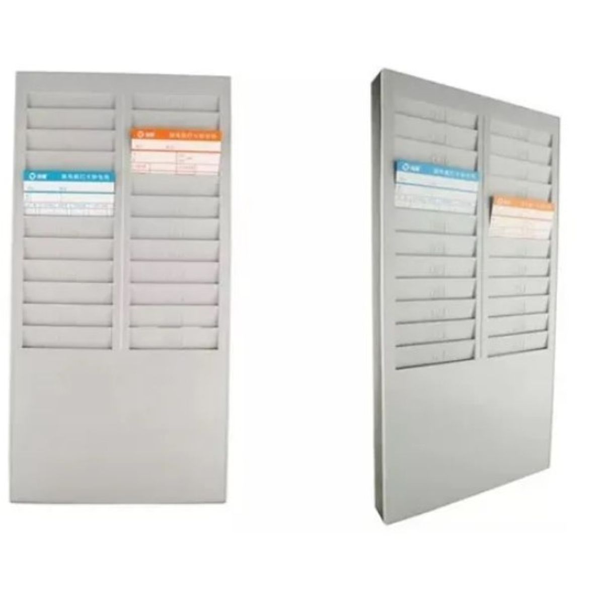 OFERTABKN - Tarjetero Plástico Para Reloj Control Asistencia 24 Personas