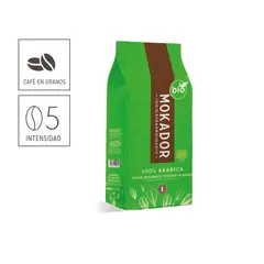 MOKADOR - Café Bio Orgánico en grano 1 kg. 100% arabica