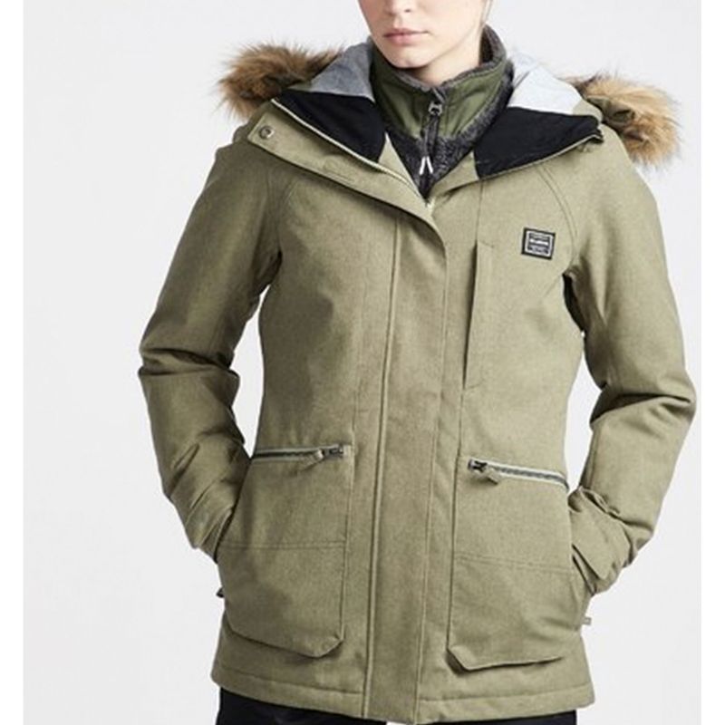 BILLABONG - Parka De Ski Mujer Into The Forest Verde BILLABONG