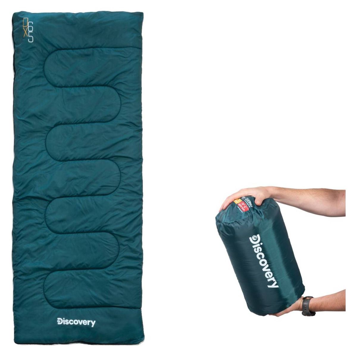 DISCOVERY - Saco de dormir rectangular discovery dxr65