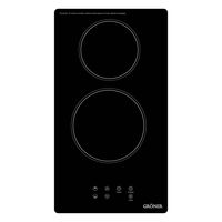 Encimera Vitrocerámica Gröner Touch Black 2Q
