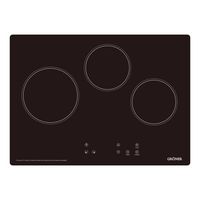 Encimera Vitrocerámica Gröner Touch Black 3Q