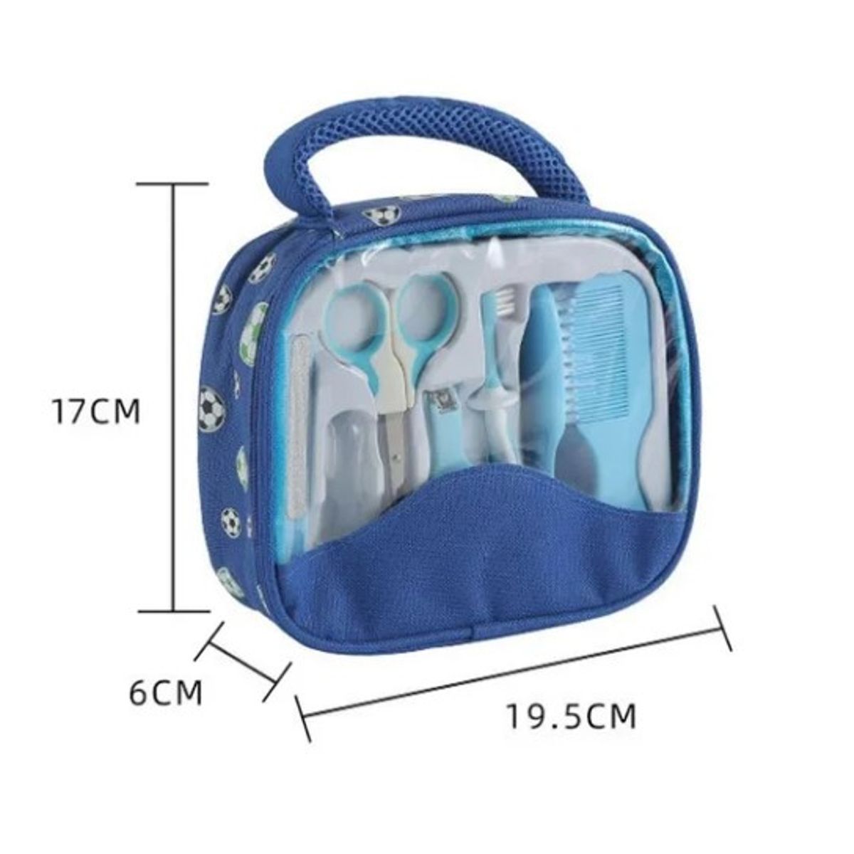 OFERTABKN - Set De Cuidados Para Bebe Manicure 7 Pcs Con Bolso De Viaje