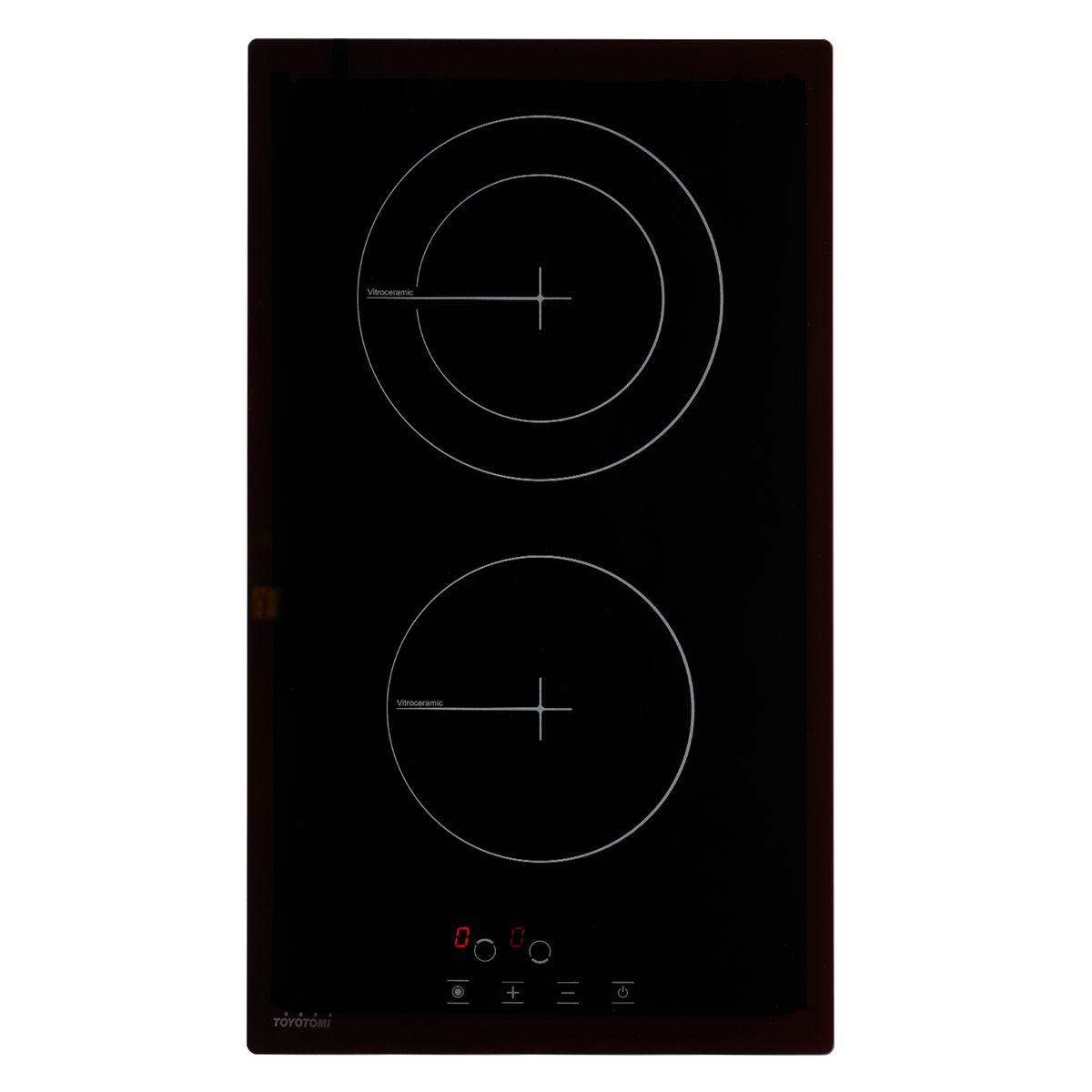 TOYOTOMI - Encimera Eléctrica Toyotomi Vitrocerámica 30 cm EEV-30