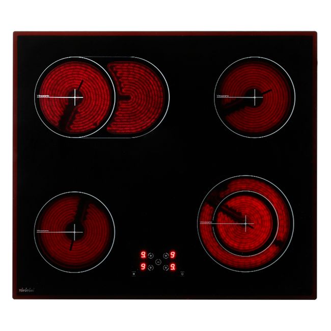 TOYOTOMI - Encimera Eléctrica Toyotomi Vitrocerámica 60 cm EEV-60