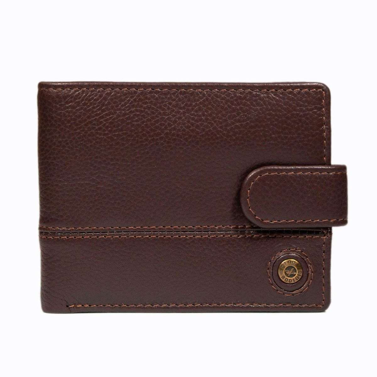 GINO RODINIS - Billetera de hombre Capri 987 Café  Gino Rodinis