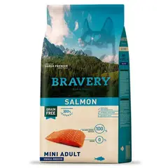 BRAVERY - Adulto Mini Adulto Raza Pequeña Salmón 2kg