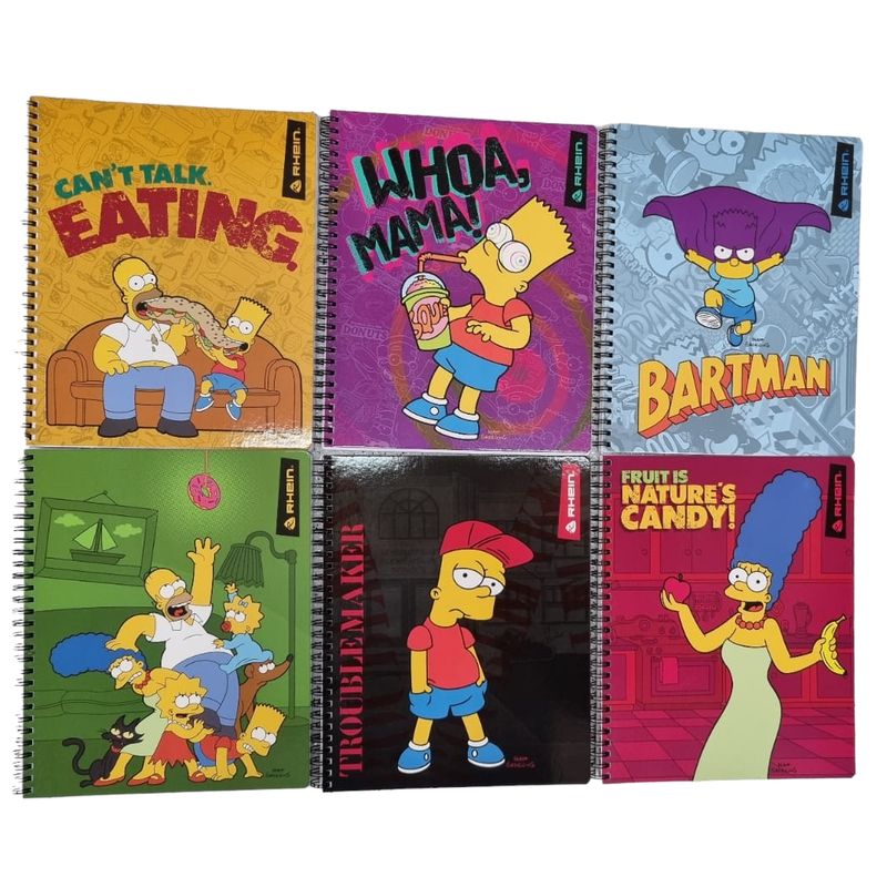 RHEIN - Cuaderno universitario Los Simpson Tween M7