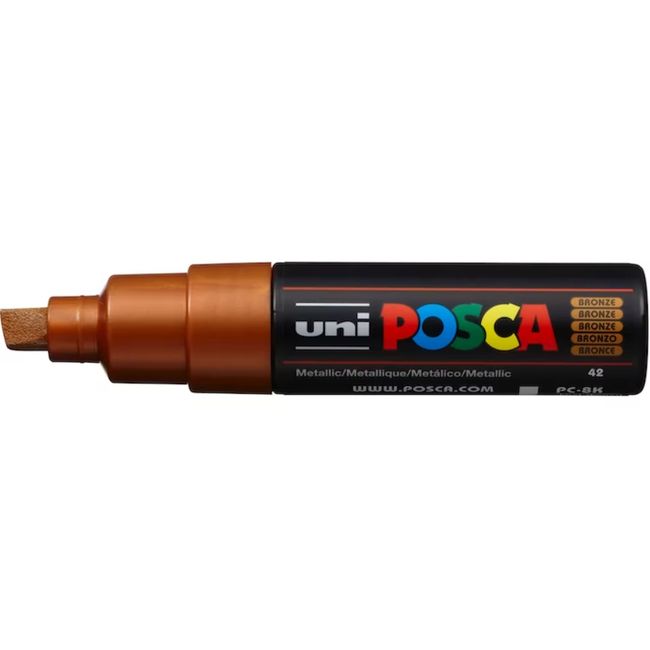UNI POSCA - Uni Posca Marcador 8k - Original Japonés BRONCE